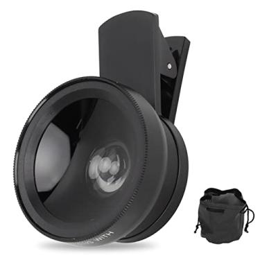 Imagem de Yoidesu Lente de câmera de telefone, kit de lente de telefone 2 em 1, ângulo ultra largo de 0,45X e lente macro de 12,5X, com estojo de viagem, kit universal profissional de lentes