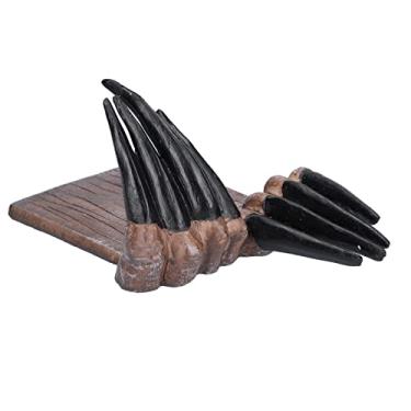 Imagem de YEmirth 1 peça marcador de livro 3D - Thriller Demônio mão, marcador de página criativo 3D mão do diabo resina papelaria presente enfeites de estante, garra de resina, mão de bruxa, decoração de