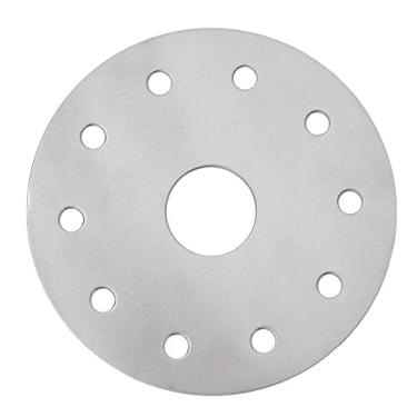 Imagem de Disco conversor de fogão por indução de aço inoxidável, placa de condução de calor para fogão a gás disco conversor de fogão de vidro (12,3 cm)
