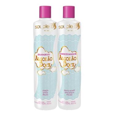 Imagem de Shampoo E Condicionador Algodão Doce Souple Liss Efeito Nuvem 2X300ml