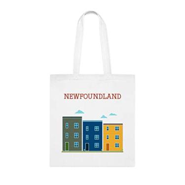 Imagem de Bolsas Reutilizáveis Newfoundland, Bolsa Newfoundland, Bolsa de Ombro Newfoundland, Ideia de Presente de Cesta de Natal de Aniversário, Presente para Ela, Presente
