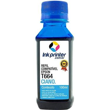 Imagem de Tinta para Epson L120 - Ciano - Compatível Ink Printer (t664-100ml)