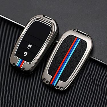 Imagem de CSHU Car Key Case Cover Keychain Key Bag, Fit For Toyota Chr Rav4 Auris Avensis Prius Aygo Camry Corolla Land Cruiser 200 Prado Crown,1