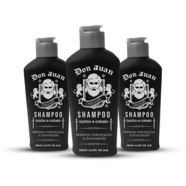 Imagem de Shampoo Don Juan Original 250 Ml - Kit Com 03 Unidades