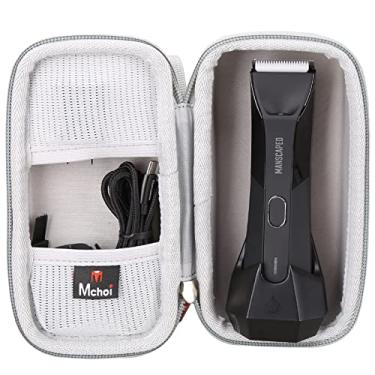Imagem de Mchoi Capa rígida e portátil compatível com aparador de cabelo de virilha elétrica MANSCCAPED O cortador de grama 4.0, apenas a capa