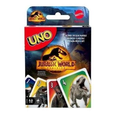 Imagem de Uno Jurassic World Dominion Jogo De Cartas Mattel C/Nf