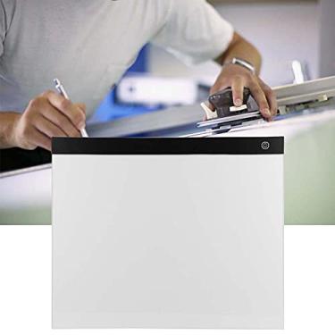 Imagem de Conjunto de placa de caixa de luz de rastreamento de LED, brilho ajustável a3 usb desenho de arte desenho almofada de cópia para desenho de tatuagem, streaming, esboço