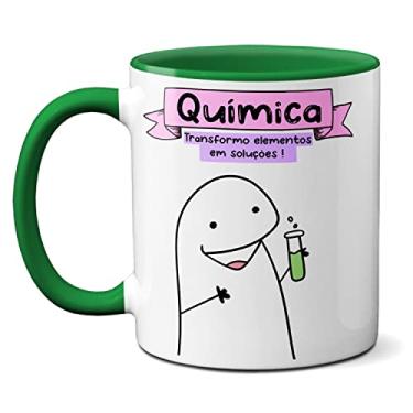 Imagem de Caneca Química Transformando Elementos Em Soluções Presente (Verde)