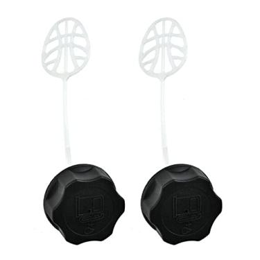 Imagem de TECKEEN 2 tampas de tanque de combustível de motosserra para aparador de sebes universal