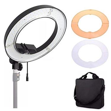 Imagem de Iluminador Ring Light 18" circular 240 Leds 50W tripé 2 Filtros difusores GT719 - Lorben