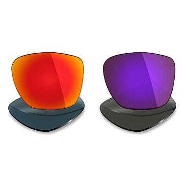 Imagem de 2 pares de lentes polarizadas de substituição da Mryok para óculos de sol Oakley Two Face XL – Opções