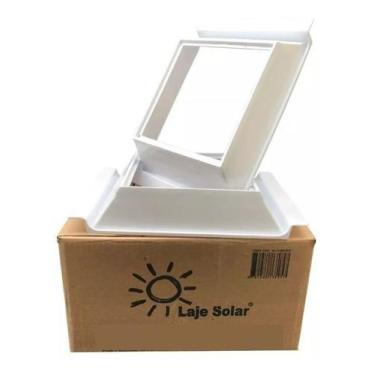 Imagem de Kit 10 Suporte Laje Solar Ecolaje Para Tijolo Vidro H8 37cm