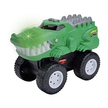 Imagem de Carrinho Monster Jacaré 16,5cm Luz e Som Verde DM Toys