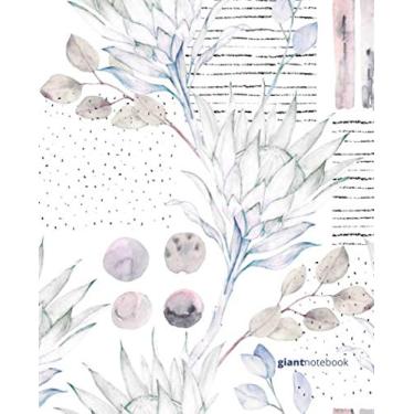 Imagem de Giant Notebook | 600 Lined Pages, Watercolor Theme: 7.5 x 9.25 in, with Table of Contents and Page Numbers, Golding’s Large Journal Series