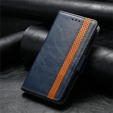 Imagem de Flip Wallet Capa Magnética Para Xiaomi Para Mi Poco F4 X3 F3 GT M3 12 11 10T CC9 Nota 10 Pro Lite CC9E Titular do Cartão de Couro Capa do Telefone, Azul, Para Xiaomi CC9 Pro