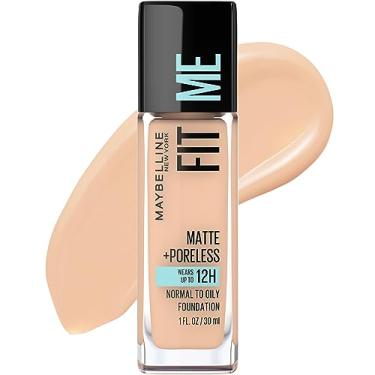 Imagem de Base Para Roso Maybelline Fit Me Mate+Poreless - 125 Nude Beige