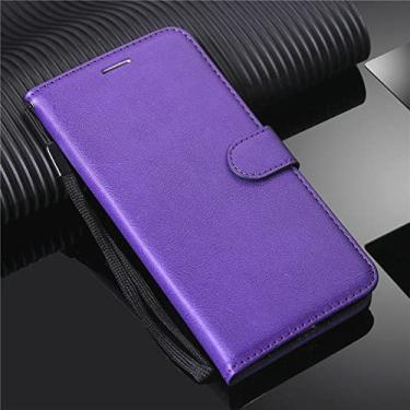 Imagem de Estojo flip de luxo para Oneplus Nord 2 CE N10 N100 N200 5G 6T 8T 1 6 1 7 1 9 Suporte para carteira de couro profissional Slots Suporte para bolsa de telefone, roxo, para Oneplus 7 Pro