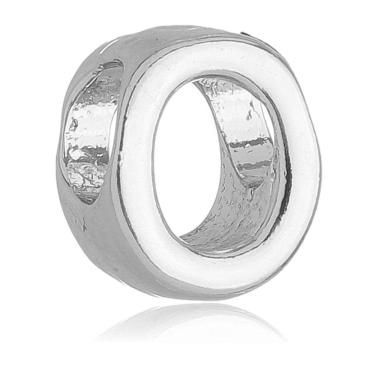 Imagem de Berloque Letra O Separador Pandora Banhado a Prata 925 - Premium