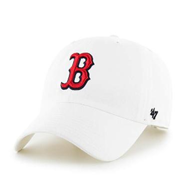Imagem de '47 Boné Boston Red Sox branco MLB Clean Up – Tamanho único