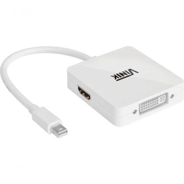 Imagem de Adaptador Mini Displayport X Dvi/hdmi/displayport 3 Em 1 - Mdp-3in