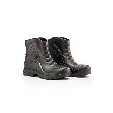 Imagem de Bota Motociclista Impermeável Pvc Cano Curto Pantaneiro