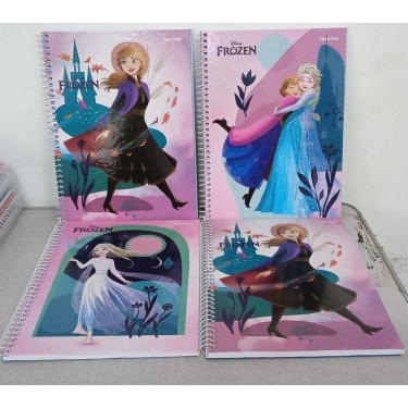 Imagem de Caderno Universitario Capa Dura Fronzen 80 Folhas 1 Materia