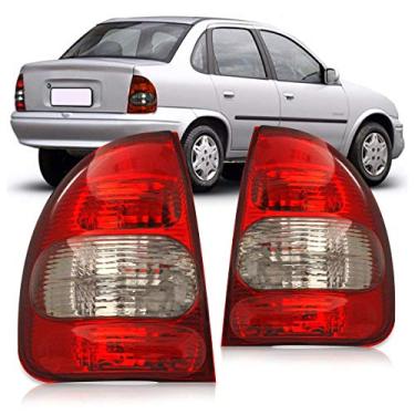 Imagem de Lanterna Traseira Corsa Sedan 2000 A 2002 Classic 2003 A 2010 Fumê Esquerdo