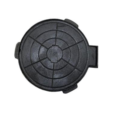 Imagem de Tampa Tampão De Chão Passagem Articulado Ferro Fundido 32cm