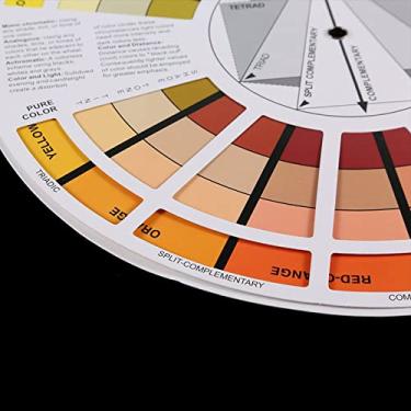 Imagem de Para S,Color Wheel Cany,S Color Wheel,Color Wheel,Color Wheel,Color Wheels Para o Artista Profional Mix Guide Round Tattoo Nail Pient Color Wheel Paper Card plies