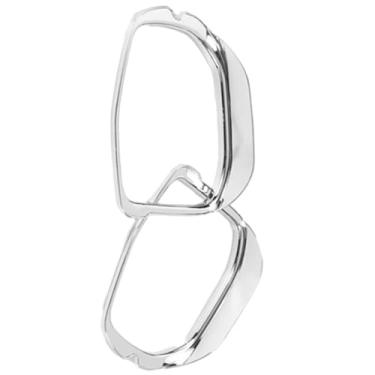 Imagem de KACEPAR Capa de espelho retrovisor da porta lateral do carro guarnição chuva sobrancelhas moldura escudo cromado prata, compatível com Honda CRV 2023, espelho lateral chuva sobrancelha guarda