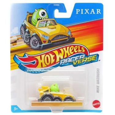 Imagem de Hot Wheels RacerVerse Car: Mike Wazowski (Monsters Inc.) - Green, 6.5 Inches, Unisex, Ages 3+