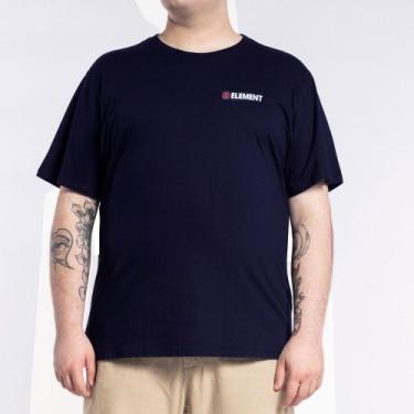 Imagem de Camiseta Element Blazin Chest Plus Size - Marinho ( Tamanho Big )