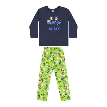 Imagem de Pijama Camiseta e Calça Menino Quimby Azul Marinho  menino