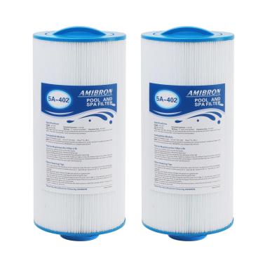 Imagem de AmiBron Filtro de spa 5CH-402 de substituição para jacuzzi 6540-723, compatível com Pleatco PJW40SC-F2M, Filbur FC-2811, Unicel 5CH-1,021 cm rosca macho/MPT 40 m². Filtro de banheira de hidromassagem