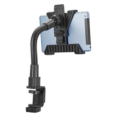 Imagem de iBOLT Braçadeira Flexpro TabDock - Suporte de grampo C resistente para todos os tablets de 7 a 10 polegadas (iPad, Nexus, Samsung Galaxy Tab) para mesas, mesas, cadeiras de rodas, carrinhos, etc.: Ótimo para casas, escolas e escritórios
