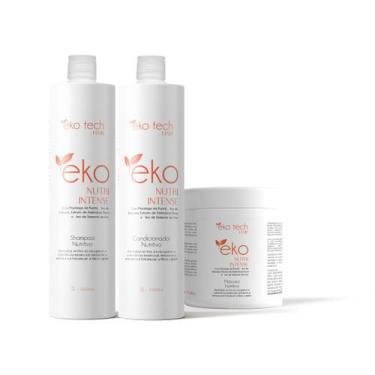 Imagem de Kit Shampoo + Cond Nutri Intense Eko Tech 1L + Mascara 500G - Eko Tech