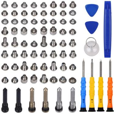 Imagem de DARYCOM Conjunto completo de parafusos com ferramentas para iPhone XS Max 2018, A2101, A1921, A2104, kit de ferramentas de reparo de 6,5 polegadas, 4 chaves de fenda, mapa de localização, conjunto