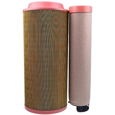 Imagem de LSSOCH Novo conjunto externo interno de filtro de ar 32/915801 32/915802 compatível com retroescavadeira JCB 1400B 1550B 1600B 1700B 214 215 216 217 3C 3CX 3D 3DX 4C 4CX