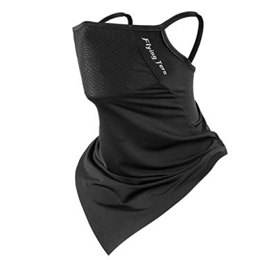 Imagem de Qudai Cobertura facial ciclismo respirável verão proteção solar lenço facial máscara bandana para ciclismo caminhada pesca