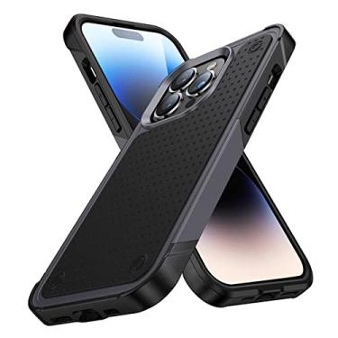 Imagem de Capa híbrida robusta de armadura para iPhone 15 13 12 11 14 Pro Max XR XS X 8 7 Plus SE 2022 Moldura de plástico rígido TPU capa traseira, cinza, preto, para 7 Plus ou 8 Plus