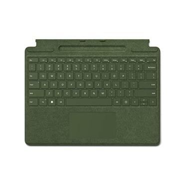 Imagem de Microsoft Teclado Surface Pro Signature e Surface Slim Pen 2, teclado tátil com teclas retroiluminadas e trackpad de vidro para Surface Pro 9 ou Surface Pro X – Pacote de teclado e caneta, Forest