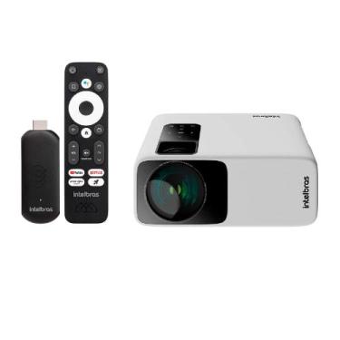 Imagem de Projetor Full Hd Intelbras E Smart Tv Stick Pfls210 - Bivolt