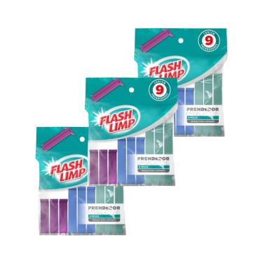 Imagem de Prendedor Para Embalagem 9 Peças Flashlimp kit 3 unidades