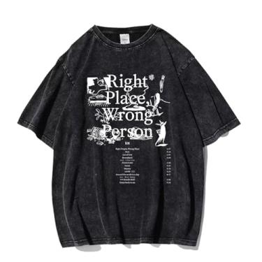 Imagem de Camiseta K-pop Rm lançada com álbum, camiseta vintage estampada lavada com desenho urbano lavado camisetas vintage unissex para fãs, 3, M