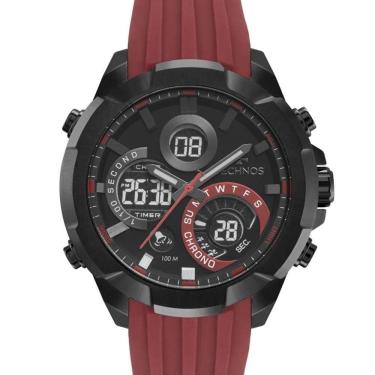 Imagem de Relógio technos digitech masculino preto w23721aad 2p