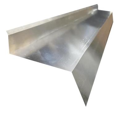 Imagem de Rufo Aluminio Corte 30cm P/Fazer Algerosa (peças c/ 0,95m)
