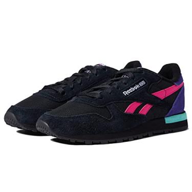 Imagem de Reebok Classic Leather Black/Proud Pink/Bold Purple 6.5 B (M)