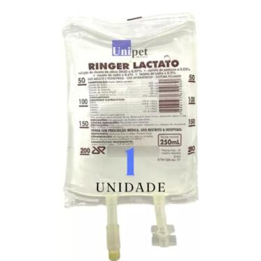 Imagem de SORO FLUIDO RINGER LACTATO 250 ML JP UNIPET FLUIDOTERAPIA