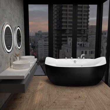 Imagem de Banheira de Imersão em Gel Coat Verona Astra Preto