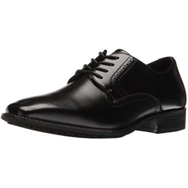 Imagem de Stacy Adams Sapato Oxford masculino Ardell antiderrapante bico liso, Preto, 40